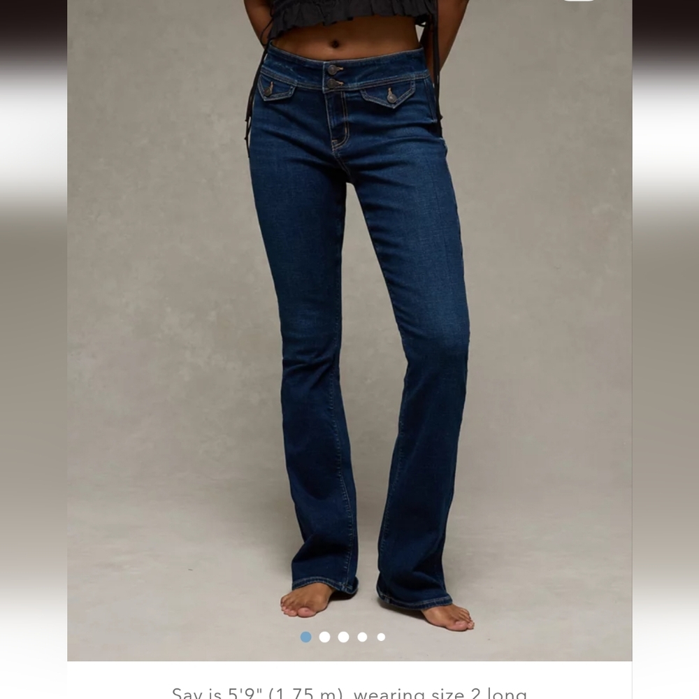 American Eagle Outfitters Dark Blue Bootcut Jeans